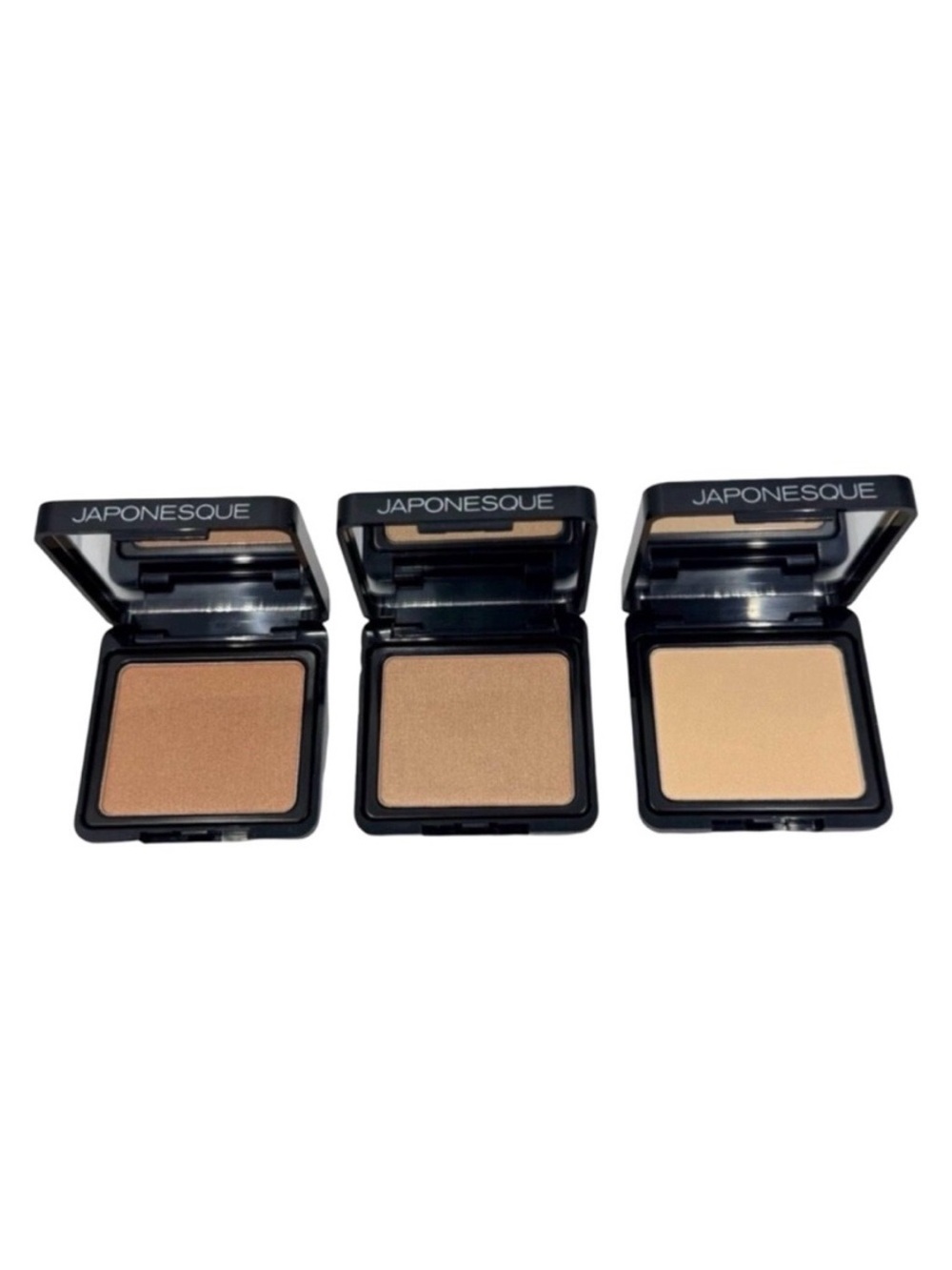 Japonesque Kumadori Highlighting Powder Trio NIB Set of 3 Glow